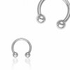 Steel - CBR Circular Barbell (horseshoe) 2 mm - 12 mm - 5 mm