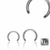 Titanium - CBR Circular Barbell (horseshoe) - without balls 1,2 mm - 8 mm