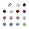 4,5 mm - RS - Rose / Rosa - Titan - Dermal Anchor  - Kristall - 1,2 mm