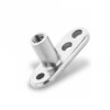 Titan - Dermal Anchor Base - 1,2 mm - 3 Loch - 2 mm