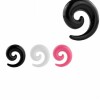 Acrylic - Taper/Expander - spiral 5 mm - BK