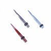 Acrylic - Taper/Expander - striped 4 mm - BK/RD